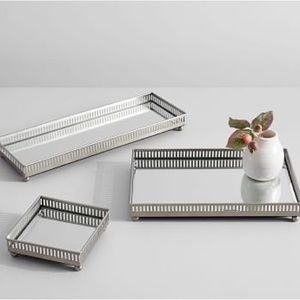 Pottery Barn Mirrored Tray